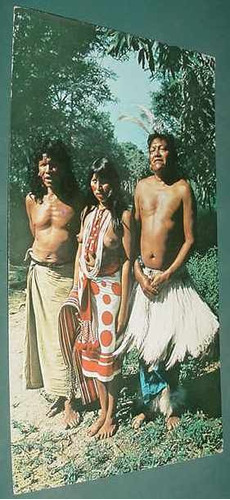 Tarjeta Postal Postcard Misiones Indios Aborigenes Guaranies