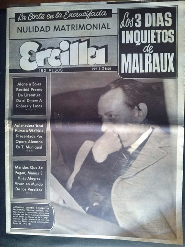 Ercilla N° 1268 9 De Septiembre De 1959