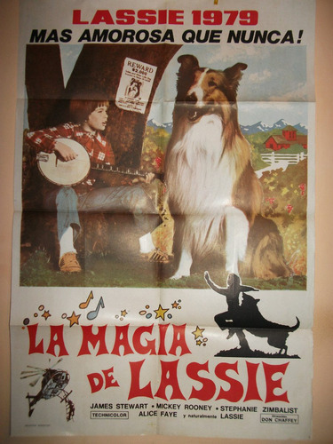 Poster Pelicula * La Magia De Lassie * Año 1979