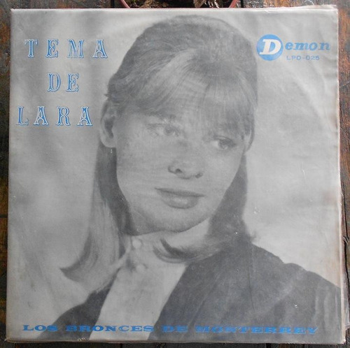 Los Bronces De Monterrey Tema De Lara Lp Vinilo Chile Vg+