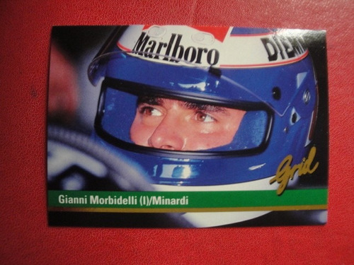 Figuritas Grid Formula 1 Año 1992 Gianni Morbidelli Nº89