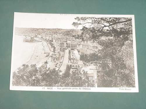 Postal Postcard Arquitectura Nice La Cote D Azur Chateau