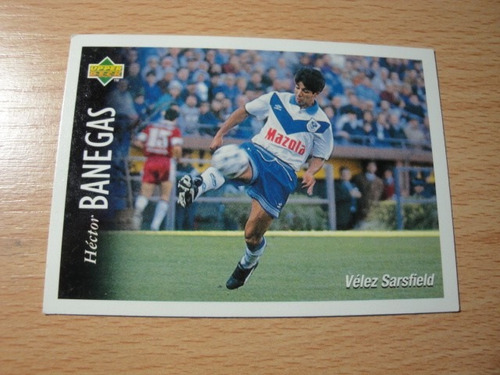 Figuritas Futbol 1995 Trading Card Velez Banegas 90