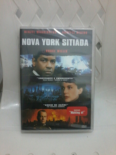 Dvd Nova York Sitiada - Denzel Washington . Bruce Willis