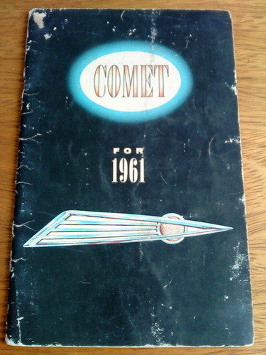 Antiguo Manual 100% Original De Usuario: Mercury Comet 1961