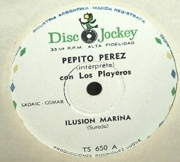 Pepito Perez Los Playeros Ilusion Marina Simple Argentino