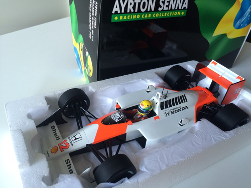 Minichamps 1/18 Mclaren Mp4/4 Honda F1 Senna 1988 Novo