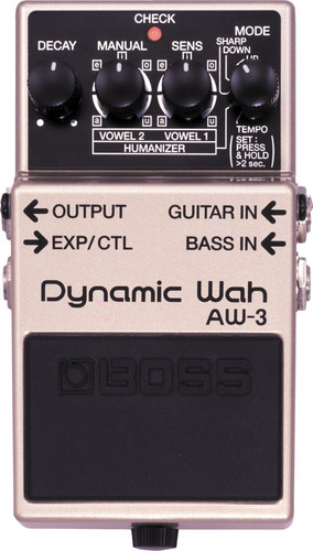 Boss Aw3 Pedal De Auto Wha Wha Para Guitarra / Bajo