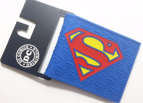 Billetera Superman Escudo Uniforme Cartera Importada