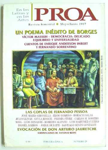 Proa Nº 29. Literatura Argentina, Revista Literaria, Borges,