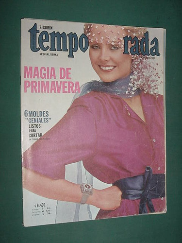 Revista Temporada Sin Moldes Moda 9/80 Primavera Costura