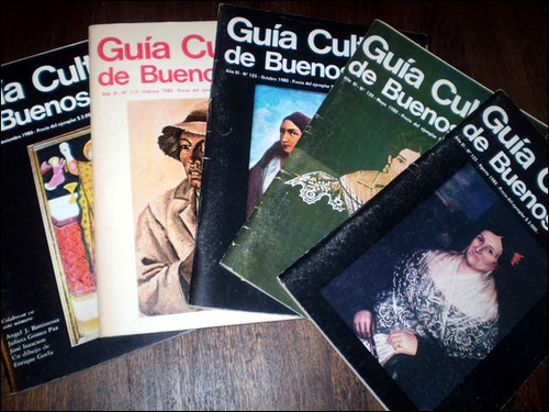 Lote _ Guia Cultural De Buenos Aires - 6 Numeros, 1979-1980