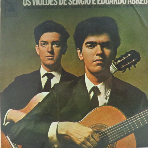 Lp   Os  Violões  De  Sergio   E   Eduardo Abreu  Vinil Raro