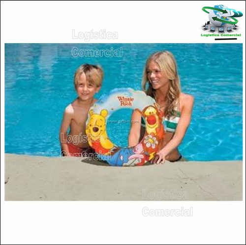 Anillo Flotador Inflable 51 Cm Winnie Pooh Juego 58228 Intex