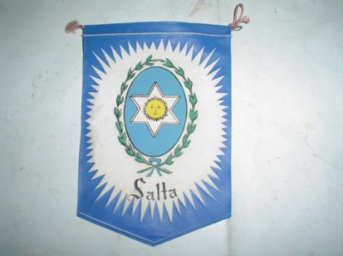 Banderin Antiguo Escudo Provincia Salta Argentina