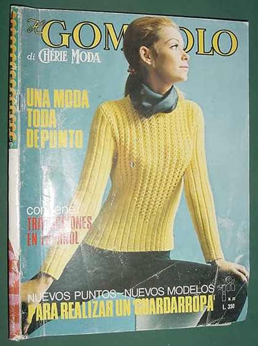 Revista Gomitolo Italia 23/69 Tejidos Moda Ropa Sin Moldes