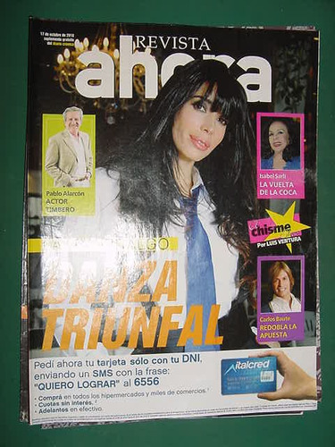 Revista Ahora 17/10/10 Laura Fidalgo Isabel Coca Sarli Baute