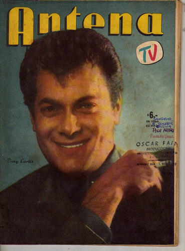 Antena Tv / N° 1478 / Año 1959 / Tapa Tony Curtis