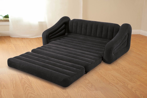 Poltrona Sofá Cama Colchão Inflável Intex Casal #68566