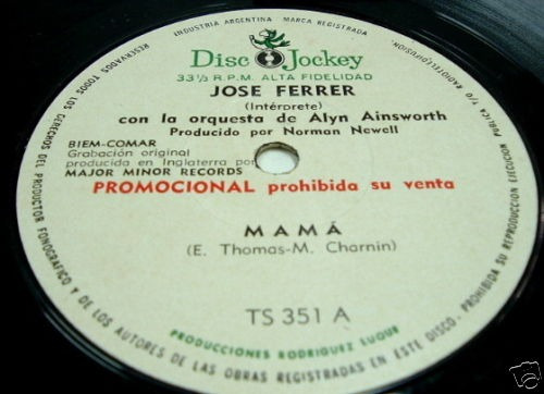 Jose Ferrer Mama / Muchacha Soñolienta Simple Argentino Pro