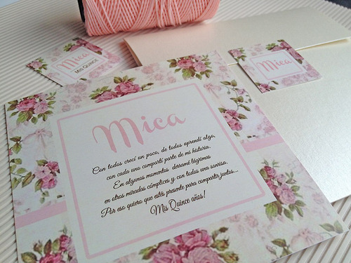 Invitaciones Tarjetas Casamiento 15 Años X10