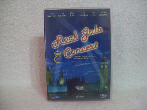 Dvd Rock Gala Concert- Bryan Adams, Elton John, Rick Astley