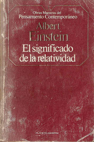 El Significado De La Relatividad - Einstein - Planeta