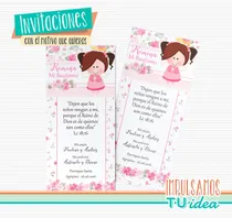 Comprar Bautismo Nena - Estampita Bautismo Nena Para Imprimir