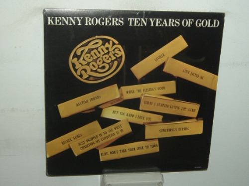 Kenny Rogers Ten Years Of Gold Vinilo Americano Nuevo