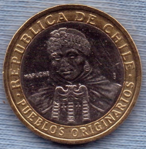 Chile 100 Pesos 2006 * Pueblos Originarios * Mapuches *