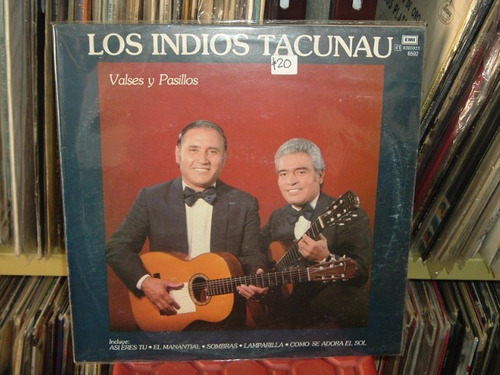 Los Indios Tacunau Valses Y Pasillos Vinilo Argentino