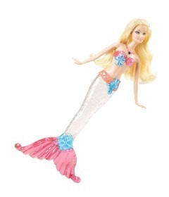 Boneca Barbie - Sereias Com Luzes E Sons - Loira - Mattel