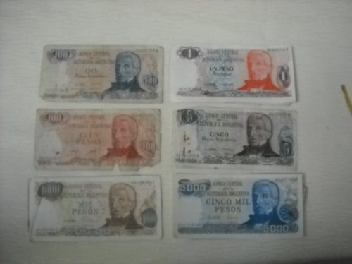 Billetes Pesos Argentinos