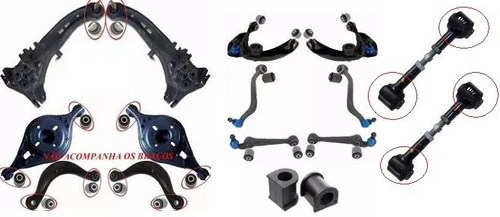 Kit 26 Bucha Suspensão Dianteira E Traseira Ford Fusion 07