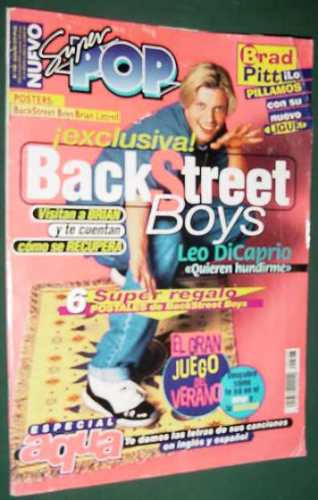 Revista Super Pop 528 Backstreet Boys Aqua Di Caprio Moffatt