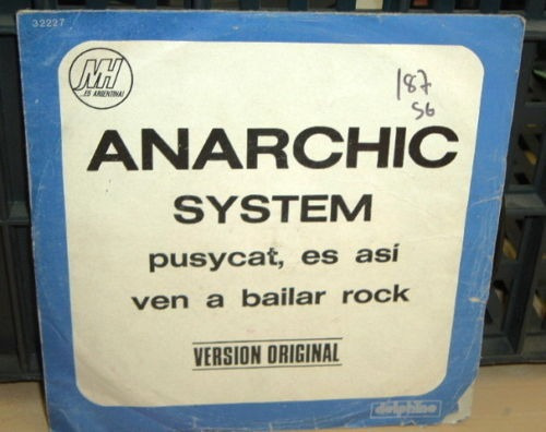 Anarchic System Pusycat Es Asi Simple Argentino C/tapa