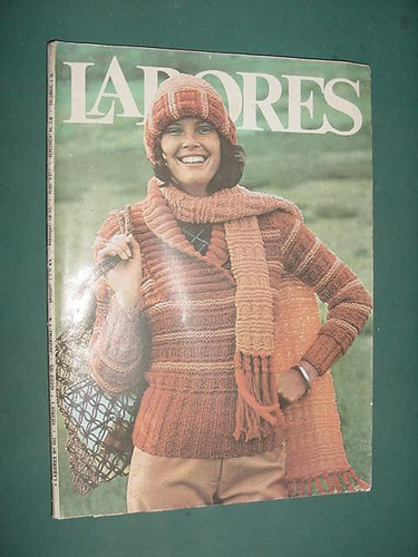 Revista Labores Moda Con Moldes Ago75 Crochet Tejidos Ropa