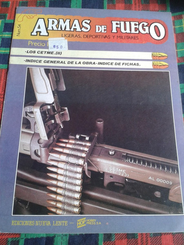 Armas De Fuego - Nº 54 - Editorial Nueva Lente Envios Mdq