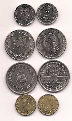 Interesante Lote De 4 Kilos De Monedas Argentinas + Regalos