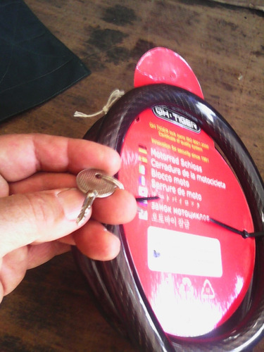 Tranca Para Moto O Bicicleta Muy Fuerte