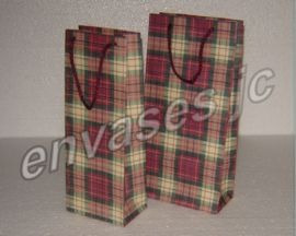 Bolsa Papel Para Champagne, Sidra, Licor, Whisky, Cognac