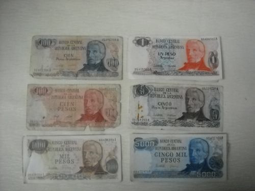 Billetes Pesos Argentinos