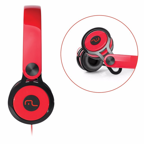 Headphone Multilaser Xtream 360 Vermelho P2 - Ph083