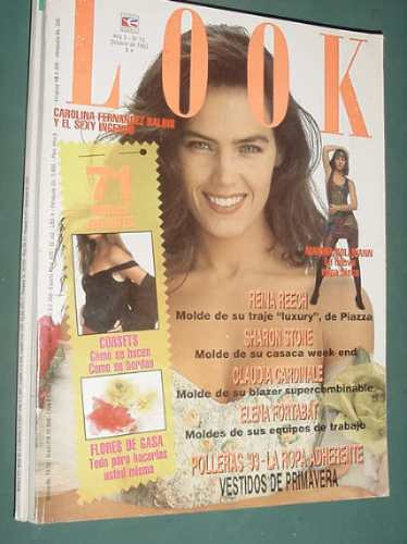 Revista Look 13 -10/92- Balbis Volmann Reech Sharon Stone