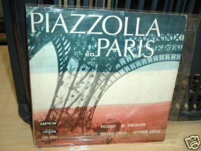Astor Piazzolla En Paris Picasso Simple Argentino C/tapa