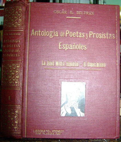 Imagen 1 de 5 de Antologia De Poetas Y Prosistas Españoles * Anaconda 1937 *