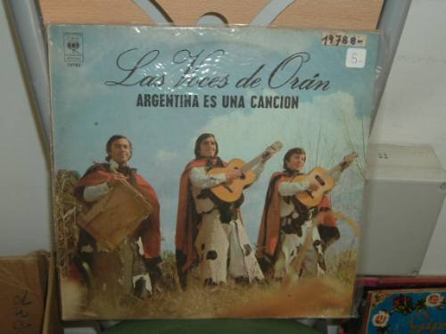 Las Voces De Oran Argentina Es Una Cancion Vinilo Argentino