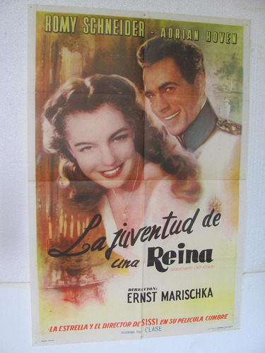 Afiche Antiguo Y Original Con Romy Schneider