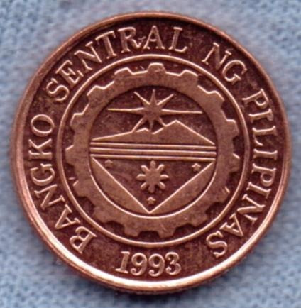 Filipinas 10 Sentimos 1997 * Banco Central *
