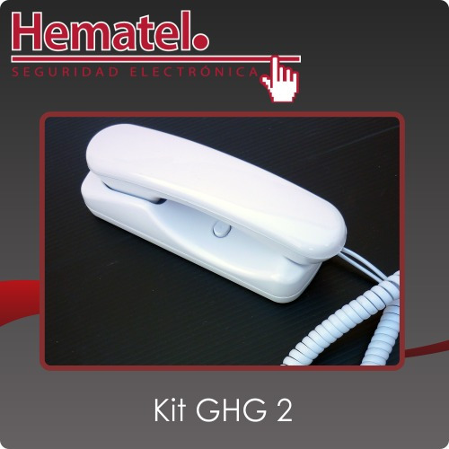 Kit Ghg Portero Eléctrico 2 Departamentos Embutir Fuente